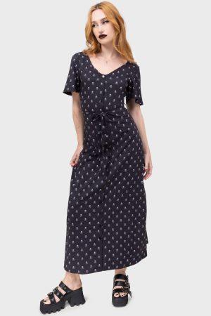 Boneyard Club Short Sleeve Maxi Dress