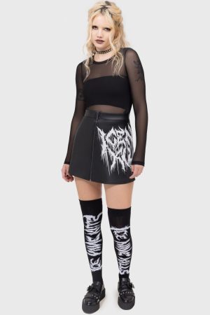 INK Logo Mini Skirt