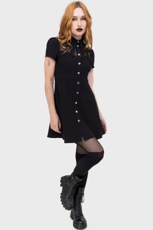 Jovana Collar & Ring Dress