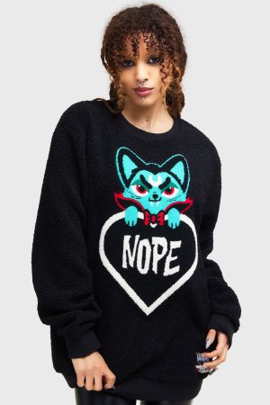 Nope Fleece Sweater