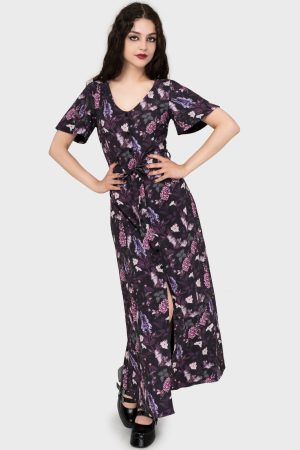 Willow Wisp Short Sleeve Maxi Dress